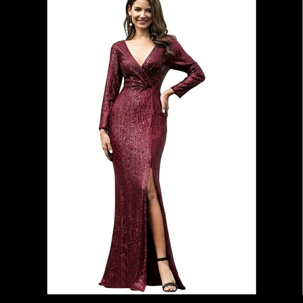 Sexy sequined dress (6)